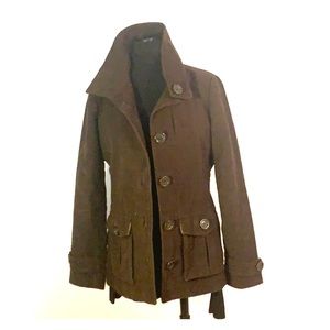 Brown cotton coat